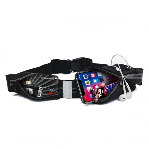 Tyson Waist Pack, Water Resistant Running Belt with Touchscreen for All Phones (4.7-5.5 Inch) and An Opening for Headset, Fanny Pack for Running, Walking and Anyother Outdoor Sports