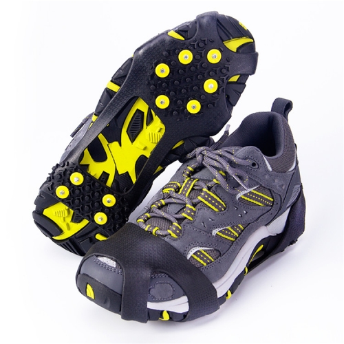 Tyson Silicon Crampons safety shoes for climbing Grips Snow Shoes Cover Rubber Spikes Anti Slip Crampons