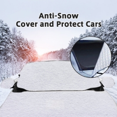 Tyson Car Windshield Snow Cover for Cars Trucks Vans and SUV in Winter