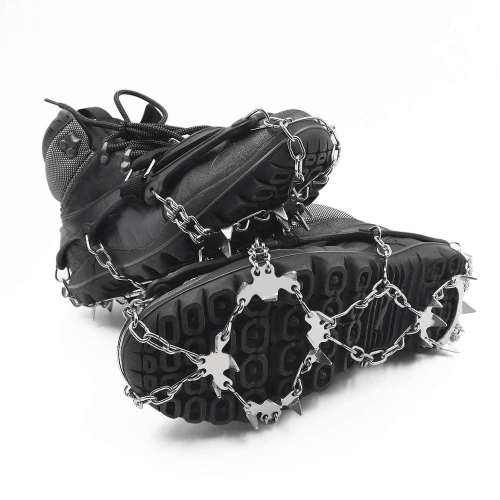 Tyson Hot Sale Outdoor Ice Snow Boots Anti-slip Snow Shoe Chains Climbing Crampons Ice Grippers