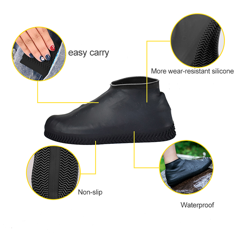 Tyson Multi-Purpose outdoor wearable rain shoes rubber shoe covers ...