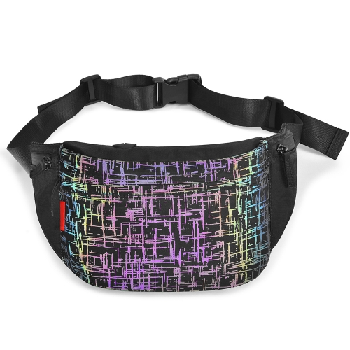 Tyson Fashionable Colorful Reflective Running Belt Bag, Waterproof Waist Bag For Women Men At Night