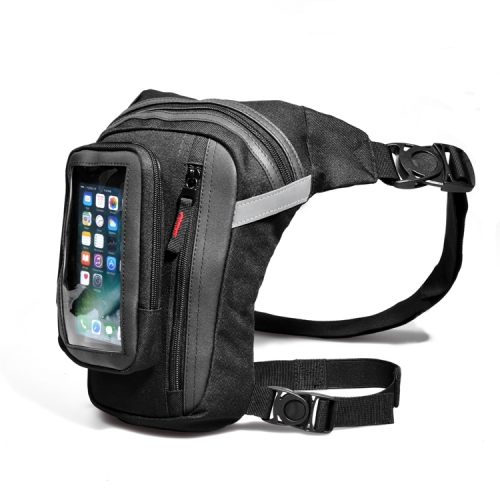 Tyson Motorcycle Drop Leg Pouch Multi-purpose Bag Motorcycle Touch Screen Phone Bag for Outdoor Hiking Camping Working