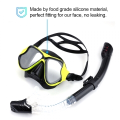 Wholesale Professional Adults Diving Mask Diving Goggles and Snorkel Kits Combo Mask and Tube