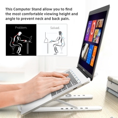 Hot sale Laptop Stand, Portable Adjustable Laptop Stand, Compatible and PC Laptop Stand